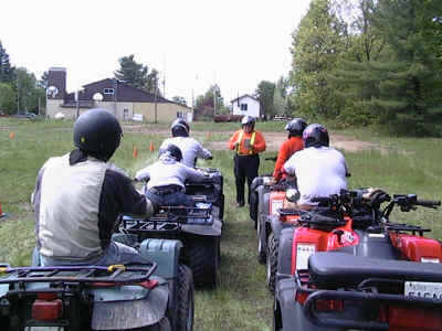 Bear Claw Tours ATV RiderCourse  - Preparing to Ride: Dressing like the Pros.  Warming up.