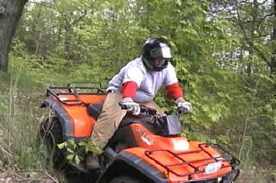 Bear Claw Tours ATV RiderCourse - Riding On Hills: Going up a hill.  getting to the bottom.  Traversing.