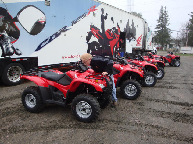 Andrew Ryeland founder of Bear Claw Tours with some of latest 2009 additions to the fleet.