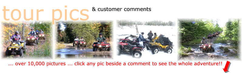 Bear Claw Tours - Over 10,000 ATV pictures covering all 4 seasons