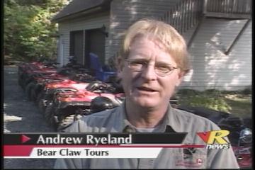 The New VR television coverage of Bear Claw Tours ... click here